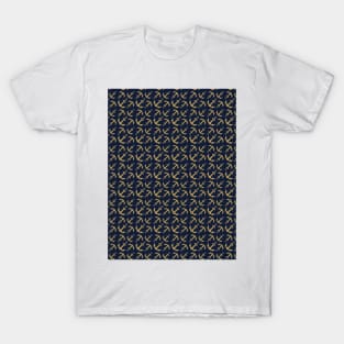 Anchors Gold Pattern T-Shirt